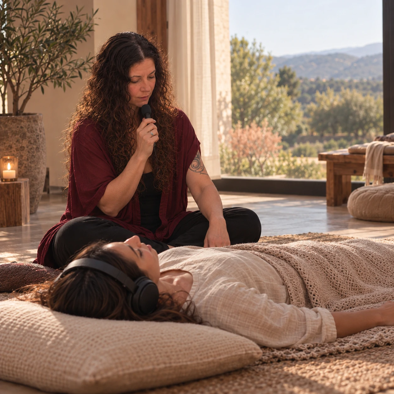 Sesión de breathwork y respiración consciente con Yasmin Felip